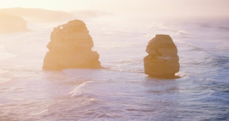 Wall Mural - twelve apostles, sunrise time, australia