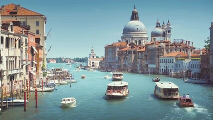 Wall Mural - Grand Canal and Basilica Santa Maria Della Salute, Venice, Italy