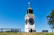 Clock tower in Petrovaradin Fortress In Novi Sad - Serbia