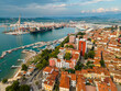 Koper or Capodistria Coastal City and Port on Adriatic Coast in Slovenia