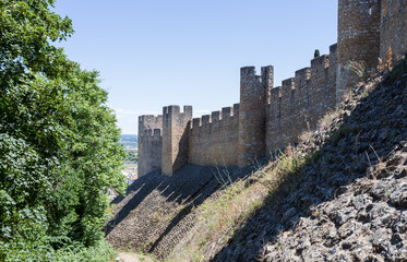 Wall Mural - TOMAR, PORTUGAL JUNE 18, 2016 - The Castle - Fortress of Tomar, Portugal. UNESCO World Heritage, Europe.