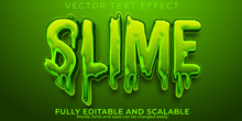 Slime Text Effect, Editable Green And Sticky Text Style