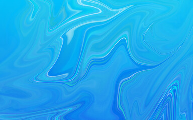 Wall Mural - Blue water Abstract Liquify Texture waves. Waves Lines With watercolors textures. Wavy Swirls 