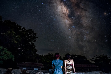 Wall Mural - milky way