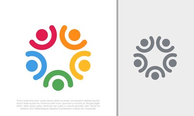 Global Community Logo Icon Elements Template. Community human Logo template vector. Community health care. Abstract Community logo. Social Networking logo designs.