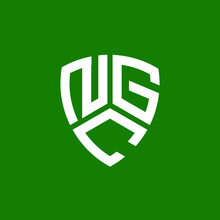 NGC Letter Logo Design On Green Background. NGC Creative Initials Letter Logo Concept. NGC Letter Design. 