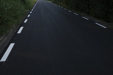 Sticker - Empty road in the countryside