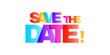 © tutti_frutti - Save the date lettering illustration