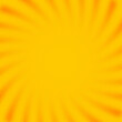 © Vjom - Yellow dotted halftone sunbeams background..