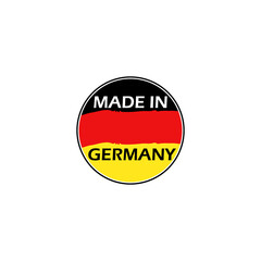 Sticker - Made in Germany icon isolated on white background