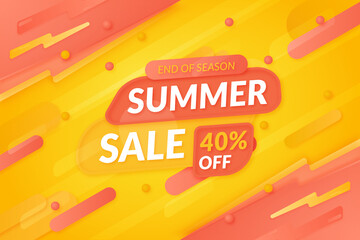 summer sale discount banner