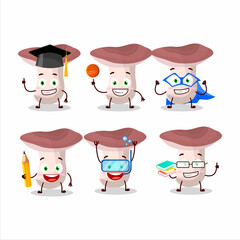 Canvas Print - School student of rassula cartoon character with various expressions