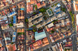 © ltyuan - Aerial view showing roof tops of the heritage houses and streets of Georgetown Penang.