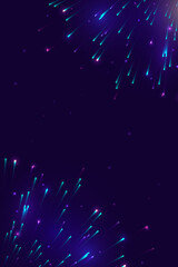 Wall Mural - colorful neon meteor background design