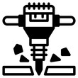 driller glyph icon