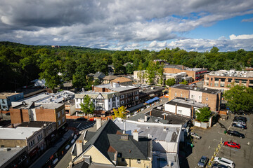 Wall Mural - Aerial Landscape of Maplewood New Jersey 