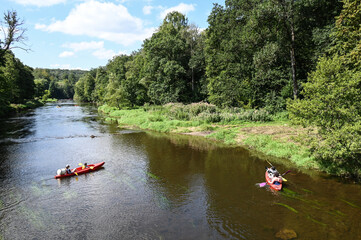 Wall Mural - Belgique Wallonie Ardennes Semois Gaume Kayak eau riviere environnement