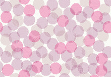 Modern Lavender And Raspberry Colored Polka Dot Camo Vector Pattern. Bright And Fresh Modern Polkadot For Women, Teens And Girls.