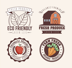 Sticker - Eco friendly labels set