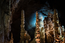 Caves Of Stalagmites And Stalactites