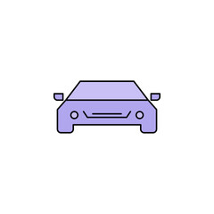 Poster - emergency car transport icon vector