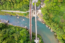台湾の九份、十份などの観光名所をドローンで空から撮影した空撮写真 Aerial Photos Of Jiufen, Jeofen And Other Tourist Spots In Taiwan Taken From The Sky By Drone.