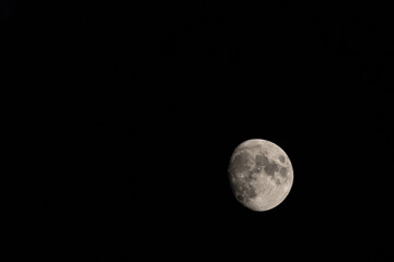 Wall Mural - moon on the dark night sky
