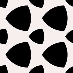 Leinwandbilder - Minimal three corners shape pattern. Vector.