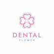 © arsakha - Tooth and Flower pattern for Dental logo design