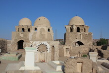The Famous And  Historic Fatimid Cemetery In Aswan In Egypt