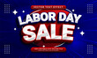 Labor day sale editable text style effect suitable for sales promotion at labor day celebration