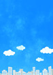 © AKO - 青空とビル群 縦長