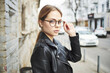 © SHOTPRIME STUDIO - pretty woman with glasses outdoors fashion walk modern style