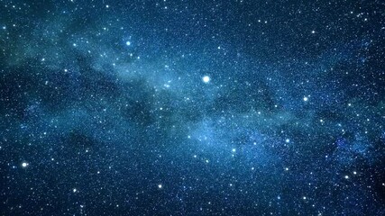 Wall Mural - space nebula blue background. night starry sky, milky way in beautiful night horizon. the stars are 