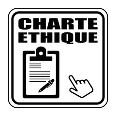 Sticker - Logo charte éthique.