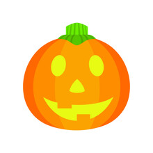 Jack O Lantern Emoji Vector Illustration Pumpkin