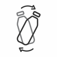 Shake bottle before use, icon, vector.