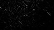 © railwayfx - Beautiful atmospheric blizzard with small snowflakes rushing in different directions and constantly changing their way because of the wind. isolated on the black background.