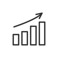 Canvas Print - Analytics line icon.