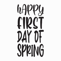 happy first day of spring quote letter