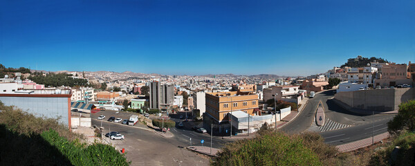 Wall Mural - The panoramic view of Abha city, Saudi Arabia