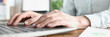© H_Ko - Female hands typing on laptop keyboard in office closeup