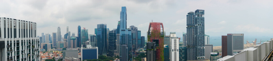  シンガポールの観光名所を旅行する風景 Scenes from a trip to Singapore's tourist attractions 