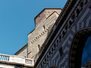 beautiful architectural details of the city of Genova in Italy