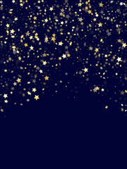 Wall Mural - Gold gradient star dust sparkle vector background.