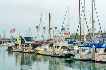 Sticker - Beautiful shot of sailing ships