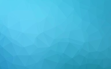 Light BLUE vector polygonal pattern.