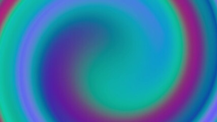 Aufkleber - Abstract colorful green and purple liquid waves loopable background. Moving abstract blurred background. The colors vary with position, producing smooth color transitions. Looped animation.
