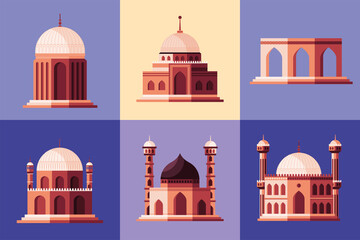 Poster - muslim mosques landmark