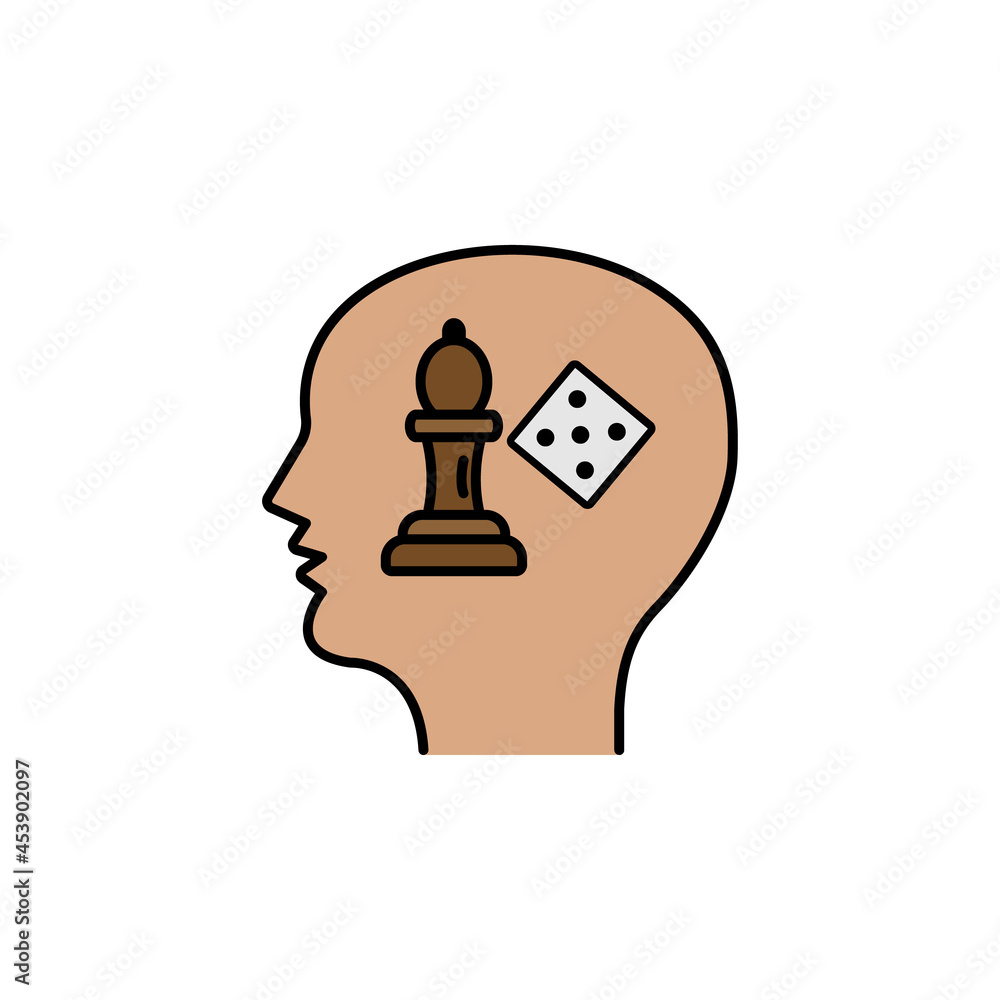 heard with games line colored icon. Signs and symbols can be used for ...